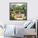 Shinyamal JinHongHuaMaoYi 5D DIY Full Drill Diamond Painting Garden Cross Stitch S