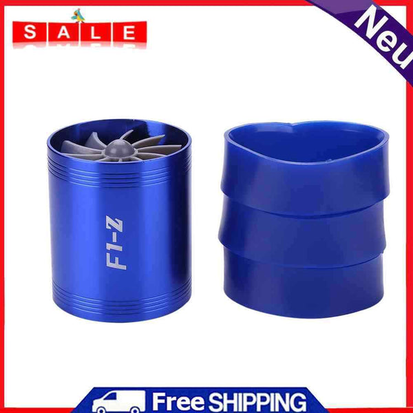 Car Modification Recording Turbine Gas Saver Supercharger Fit for Air Intake Sch