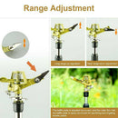 Adjustable Rotate Watering Sprinkler Garden Metal Irrigation System (4pcs)