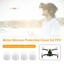 Motor Cover Silicone Motor Cap Protector for DJI FPV Accessories (White) Newly