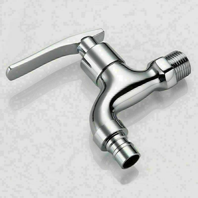 Garden Washing Machine Water Tap Faucet Polished Chromeplate Finish B0H0 M3K4
