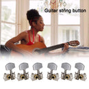6pcs Acoustic Guitar 3L 3R Open String Button Tuning Key Tuner Pegs Knobs P