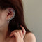 Zircon Exquisite Sparkling Ear Cuff Wing Earrings Stud Earrings Ear Wrap Dangle