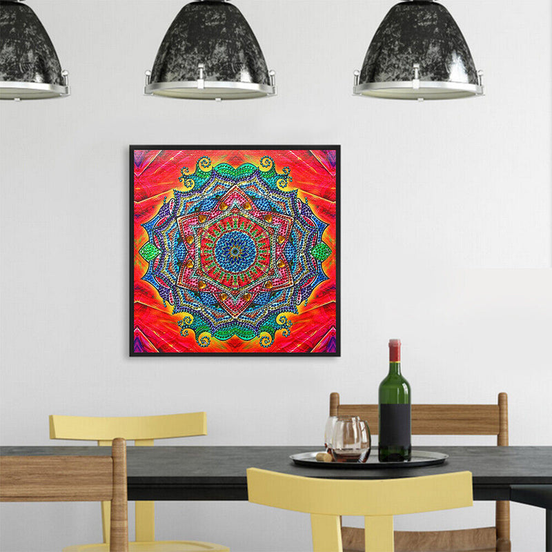 5D DIY Partial Special Shaped Drill Diamond Painting Mandala Decor (YK186) Newly
