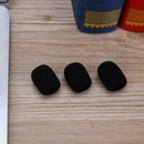 10x 30mm Soft Elastic Sponge Microphone Head Cover For Headset Mic Sleeve T2S5
