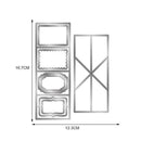 Windows Shape Carbon Steel Cutting Die Stencil Scrapbooking Embossing Card S6Y4
