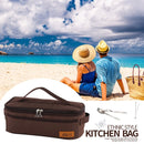 Waterproof Outdoor Camping Picnic Cutlery Case for Chopsticks Spoon Tableware