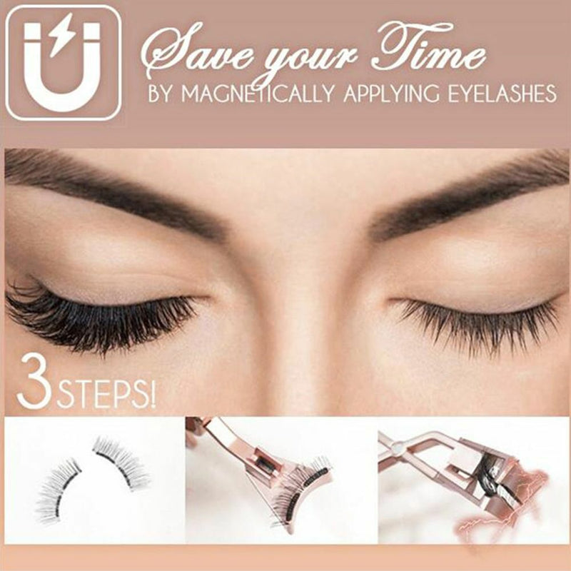 Magnetic Eyelash Curler Quantum Soft Magnetic False Eyelashes 2 Seconds to Wear