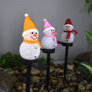 Christmas Landscape Snowman Solar Light Ground Light Fairy Lights Garden Lamp