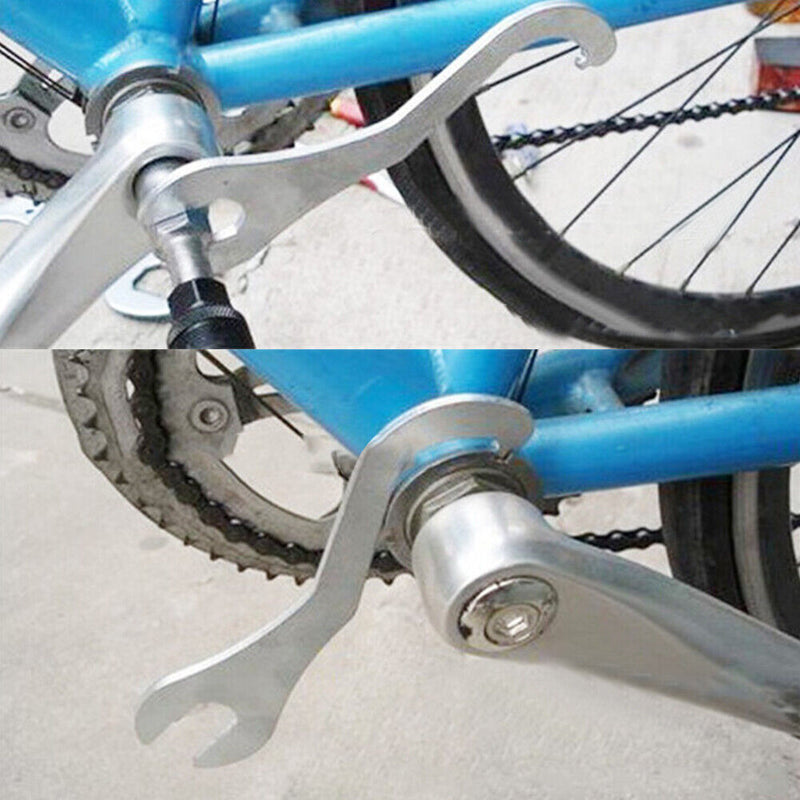Bicycle Pedals Bottom Bracket Ring Spanner Wrench Tool Bike Remove Repair T