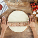 Wooden Elk Print Embossed Rolling Pins Embossing Baking Cookies Kitchen Too