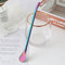 Stainless Steel Spoon Tea Filter Drinking Straw Bar Accessories (Colorful) Newly