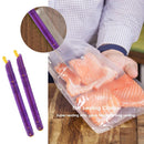 2pcs Plastic Seal Stick Storage Grip Kitchen Clip Sealing Clamp (12.8cm) Newly