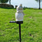 Outdoor LED Solar Snowman Light Garden Landscape Decorations Lawn Ground Lamp