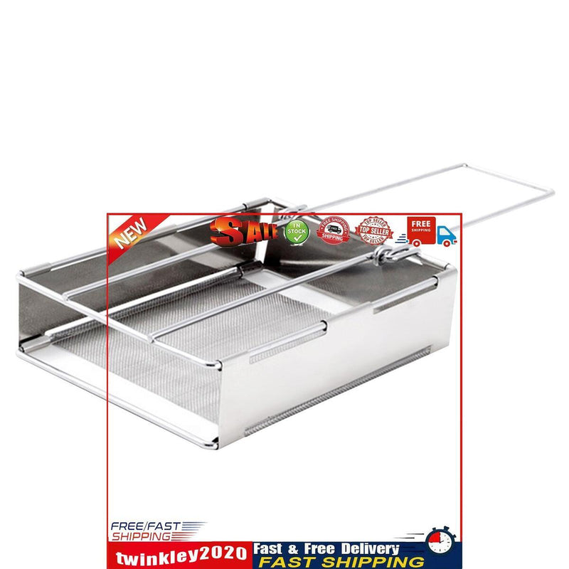 Outdoor Foldable Toaster Rack Portable Bread Toaster Sausage Grilling Kit Newly