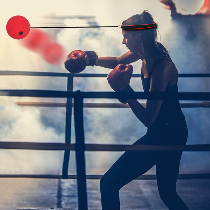 Boxing Reflex Ball with Headband Set for Speed Reaction Fitness Exercise Newly