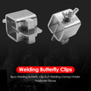 8pcs Stainless Steel Butterfly Valve Welding Clamps Holder Positioner Fixture