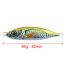82mm 60g Metal Simulation Fishing Lures Jig Hooks Artificial Hard Bait (A) Newly