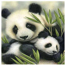 5D Diamond Panda Love Painting DIY Cross Stitch Needlework Craft Home Decor
