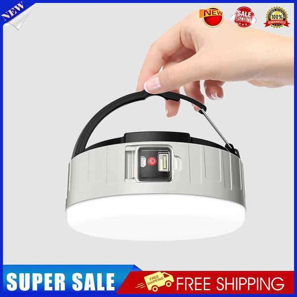 USB Rechargeable Light Solar Charging BBQ Hanging Night Camping Emergency Lamp