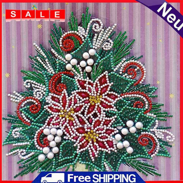 Christmas Tree 5D Part Drill Special Shaped Kit DIY Diamond Painting Ornaments