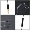 Anti-Radiation Headphones Earphones 3.5mm Air Acoustic Tube Stereo Headphones m