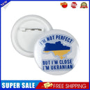 Ukraine Ukrainian Map Flag Symbol Round 13 Styles Clothes Pins(D)