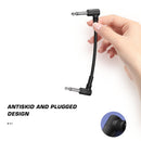 6.35 Electric Guitar Bass Effect Pedal Cable 15cm Guitar Amplifier Patch Co