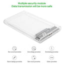 2.5 inch Plastic Transparent HDD SSD Case SATA 3 to USB 3.0 Hard Drive Enclosure