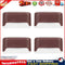 4x Solar Deck Step Wall Lights Stairs Fence Decor Lamps (Brown/Warm Light) Newly