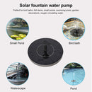 Solar Fountain, Floating Bird Bath Pool Solar Fountain Pump with Nozzle