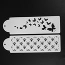 2pcs/Lot Plastic Butterfly Cake Stencil Kitchen Helper Cake Decor