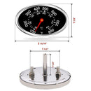 BBQ Grill Lid Thermometer Heat Indicator Replacement for Grill Master Nexgrills