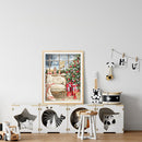 Full Embroidery Christmas Tree Present 11CT Printed Cross Stitch Cotton Decor