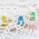 100pcs Locking Stitch Marker Lock Pins Plastic Ring Markers for Knitting