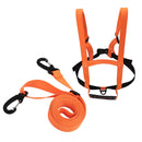 Kids Ski Training Belt Safety Traction Rope Skiing Anti-Fall Strap (Orange)