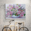 5D DIY Special Shaped Diamond Painting Flower Embroidery Craft Kit Bedroom De