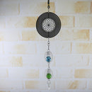 Rotating Wind Chime Novelty Sculpture Wind Chime with Spiral Tail Ball (A) Newly