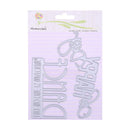 2pcs Happy Dance Day Cutting Die Stencil Scrapbook Embossing DIY Album Card