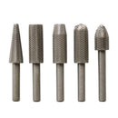 Rotating Steel Rasp File Drill Set Wood Drill Burrs Metal Sanding Slot