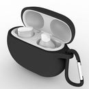 Silicone Earbuds Protective Case Bag w/ Hook for Beats Studio Buds (Black) Newly