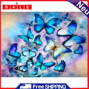 Paint by Number Kit Canvas Oil Drawing Butterfly Gifts for Handicraft Enthusiast