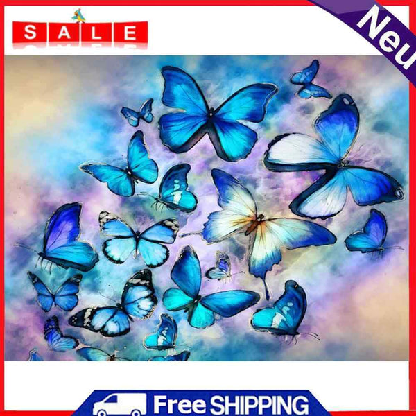 Paint by Number Kit Canvas Oil Drawing Butterfly Gifts for Handicraft Enthusiast