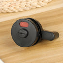 Indicator Buckle Partition Public Toilet Indicator Lock Black Door Lock Handle
