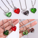 Luxury Aesthetic Chokers Peach Heart Clavicle Chain Pendant Necklace Crystal