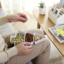 Snack Storage Box Christmas Tree Shape Fruit Plate Desktop Fruits Organizer