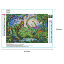5D DIY Full Drill Diamond Painting Forest Dinosaurs Cross Stitch Embroidery