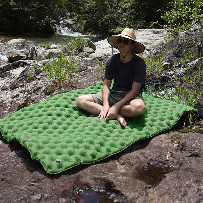 Double Sleeping Bed Camping Mat Inflatable Tent Air Cushion Camping Equipment