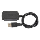 USB 2.0 to SATA PATA IDE Hard Drive Adapter Cable Kit with EU Power Adapter