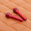 2pcs Universal Aluminum Interior Door Lock Knob Pins for Car Truck (Red) Newly